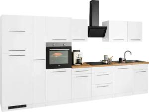 wiho Küchen Küchenzeile "Unna", mit E-Geräten, Breite 370 cm