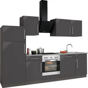 wiho Küchen Küchenzeile "Cali", mit E-Geräten, Breite 280 cm