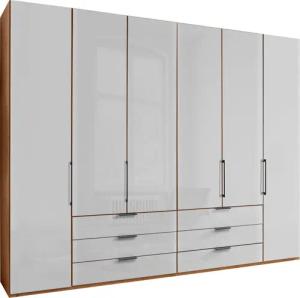 WIEMANN Falttürenschrank "Monaco mit hochwertige Beschläge inkl. Schubladendämpfung", unempfindlichen Glasfront, Made in Germany