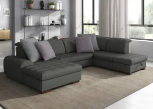 sit&more Wohnlandschaft "Luxor U-Form", wahlweise mit Bettfunktion, Bettkasten und Kopfteilverstellung