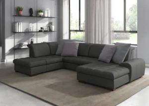 sit&more Wohnlandschaft "Luxor U-Form", wahlweise mit Bettfunktion, Bettkasten und Kopfteilverstellung