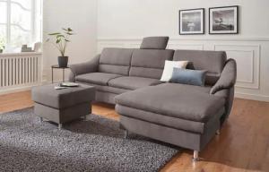 sit&more Ecksofa "Cardoso L-Form", mit Federkern, wahlweise mit Bettfunktion
