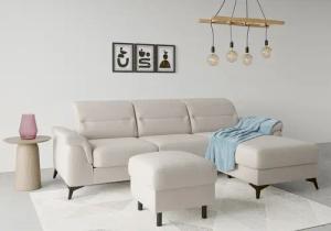 sit&more Ecksofa "Sinatra L-Form", mit Recamiere, optional mit Kopfteilverstellung und Armteilfunktion
