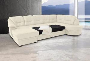 sit&more Wohnlandschaft "Savoni U-Form", wahlweise mit Bettfunktion