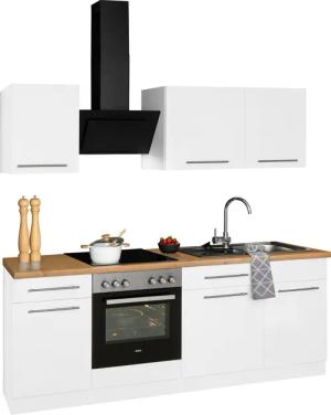 wiho Küchen Küchenzeile "Unna", mit E-Geräten, Breite 220 cm