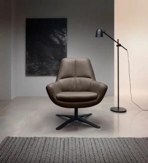 BETYPE Drehsessel "Be Organic Standard Back, Loungesessel", in elegantem Design mit Drehfunktion