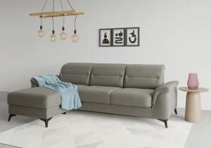 sit&more Ecksofa "Sinatra L-Form", mit Recamiere, optional mit Kopfteilverstellung und Armteilfunktion