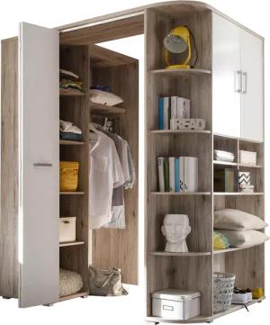 Begabino Eckkleiderschrank "Corner", begehbar