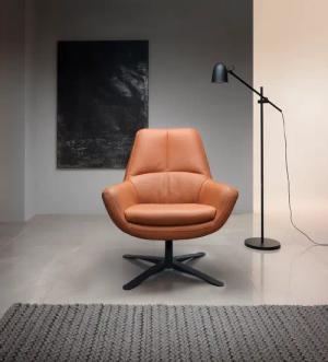 BETYPE Drehsessel "Be Organic Standard Back, Loungesessel", in elegantem Design mit Drehfunktion