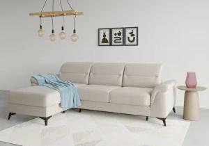 sit&more Ecksofa "Sinatra L-Form", mit Recamiere, optional mit Kopfteilverstellung und Armteilfunktion