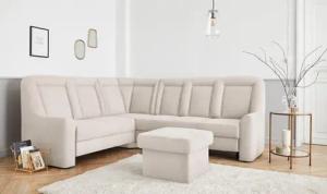sit&more Ecksofa "Melissa L-Form", klassisches Polsterprogramm, wahlweise Bettfunktion und Schubkasten