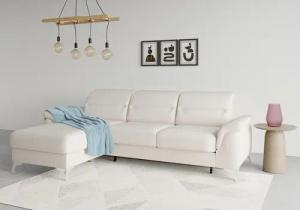 sit&more Ecksofa "Sinatra L-Form", mit Recamiere, optinal mit Kopfteilverstellung und Armteilfunktion