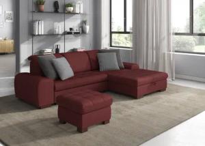 sit&more Ecksofa "Luxor L-Form", wahlweise mit Bettfunktion, Bettkasten und Kopfteilverstellung