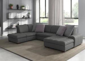 sit&more Wohnlandschaft "Luxor U-Form", wahlweise mit Bettfunktion, Bettkasten und Kopfteilverstellung