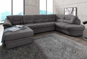 sit&more Wohnlandschaft "Savoni U-Form", wahlweise mit Bettfunktion