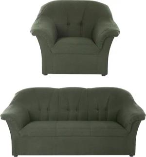DOMO collection Polstergarnitur "Pegnitz", (Set), Sessel und 3-Sitzer