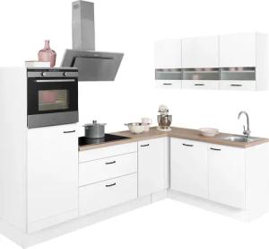 OPTIFIT Winkelküche "Elga", Soft-Close-Funktion, höhenverstellbaren Füßen, Stellbreite 265 x 175cm