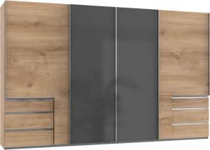 Wimex Schwebetürenschrank "Level by fresh to go", mit Glastüren und Synchronöffnung