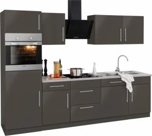wiho Küchen Küchenzeile "Cali", mit E-Geräten, Breite 280 cm