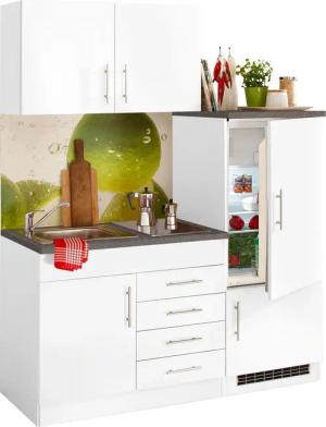 KOCHSTATION Pantryküche "KS-Toledo", mit E-Geräten, Breite 160 cm