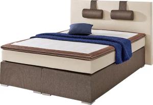 ATLANTIC home collection Boxspringbett "Rick", mit Bonnell-Federkernmatratze, inkl. Topper