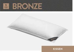 SPESSARTTRAUM Federkissen "Bronze", (1 St.), hergestellt in Deutschland, allergikerfreundlich