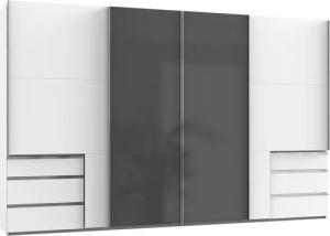 Wimex Schwebetürenschrank "Level by fresh to go", mit Glastüren und Synchronöffnung