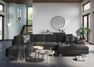sit&more Wohnlandschaft "Latigo U-Form", mit Mega-Recamiere, wahlweise mit Bettfunktion und Bettkasten