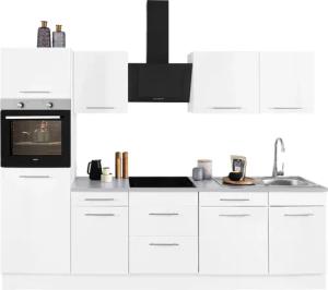 wiho Küchen Küchenzeile "Ela", Breite 280 cm, Soft-Close-Funktion, höhenverstellbare Füße