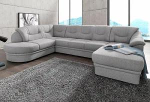 sit&more Wohnlandschaft "Savoni U-Form", wahlweise mit Bettfunktion