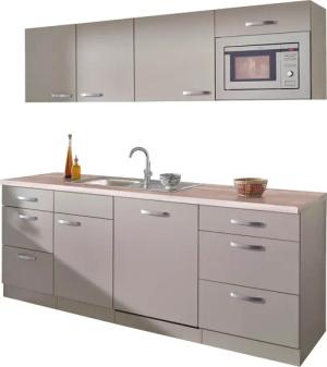 wiho Küchen Küchenzeile "Kansas", mit E-Geräten, Breite 220 cm