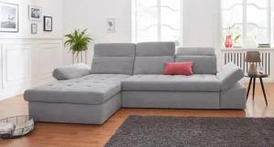 sit&more Ecksofa "Stardust L-Form", wahlweise mit Bettfunktion und Bettkasten