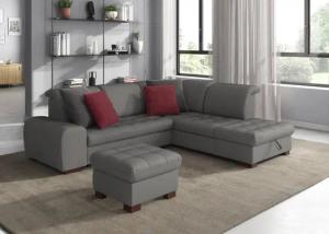 sit&more Ecksofa "Luxor L-Form", wahlweise mit Bettfunktion, Stauraum und Kopfteilverstellung