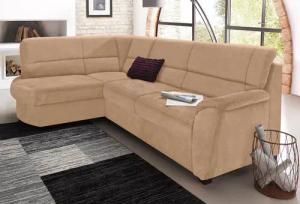 sit&more Ecksofa "Pandora L-Form", wahlweise mit Bettfunktion und Bettkasten