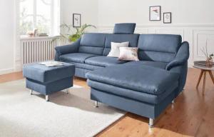 sit&more Ecksofa "Cardoso L-Form", mit Federkern, wahlweise mit Bettfunktion