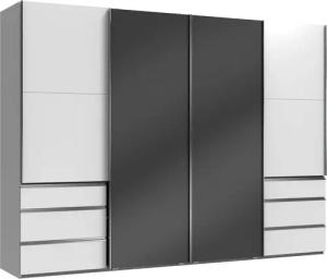 Wimex Schwebetürenschrank "Level by fresh to go", mit Glastüren und Synchronöffnung