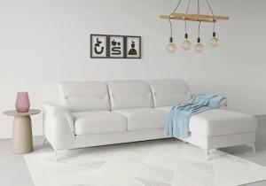 sit&more Ecksofa "Sinatra L-Form", mit Recamiere, optinal mit Kopfteilverstellung und Armteilfunktion
