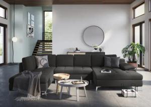 sit&more Wohnlandschaft "Latigo U-Form", mit Mega-Recamiere, wahlweise mit Bettfunktion und Bettkasten