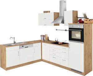KOCHSTATION Winkelküche "KS-Colmar", ohne E-Geräte, Stellbreite 210/270 cm