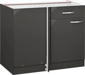 wiho Küchen Eckunterschrank "Kansas", 100 cm breit, Planungsmaß 110 cm, ohne Arbeitsplatte