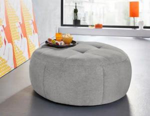 INOSIGN Hocker "Lounis", (Hockerprogramm V), Rundhocker in 2 Größen, "Soft clean" für leichte Reinigung mit Wasser