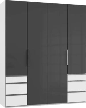 Wimex Kleiderschrank "Level by fresh to go", mit vollflächigen Glastüren