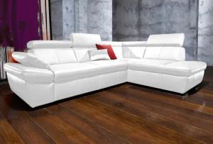 exxpo - sofa fashion Ecksofa "Salerno, klassisch modernes Funktionssofa, hoher Sitzkomfort, L-Form", inkl. Kopf- und Armteilverstellung, wahlweise mit Bettfunktion