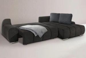 INOSIGN Ecksofa "Bono L-Form", wahlweise mit Bettfunktion