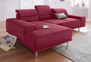 sit&more Ecksofa "Mariola L-Form", mit Recamiere und Federkern, inklusive Sitztiefenverstellung