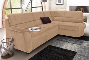 sit&more Ecksofa "Pandora L-Form", wahlweise mit Bettfunktion und Bettkasten
