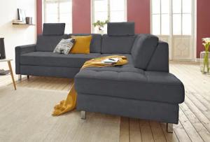 sit&more Ecksofa "Pablo L-Form", wahlweise mit Bettfunktion und Bettkasten