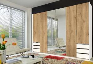Wimex Kleiderschrank "Level by fresh to go", mit Spiegeltüren und Schubladen