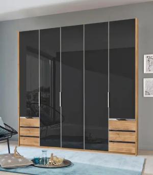 Wimex Kleiderschrank "Level by fresh to go", mit vollflächigen Glastüren