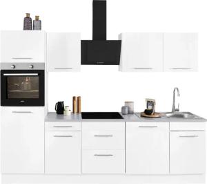 wiho Küchen Küchenzeile "Ela", Breite 280 cm, Soft-Close-Funktion, höhenverstellbare Füße